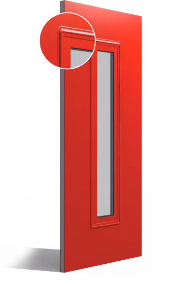 Coupe technique d’un panneau aluminium embouti