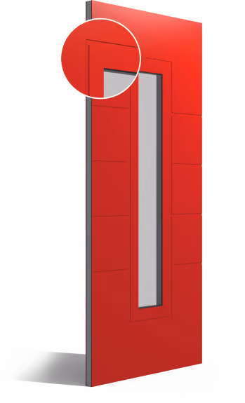 Coupe technique d’un panneau aluminium fraisé