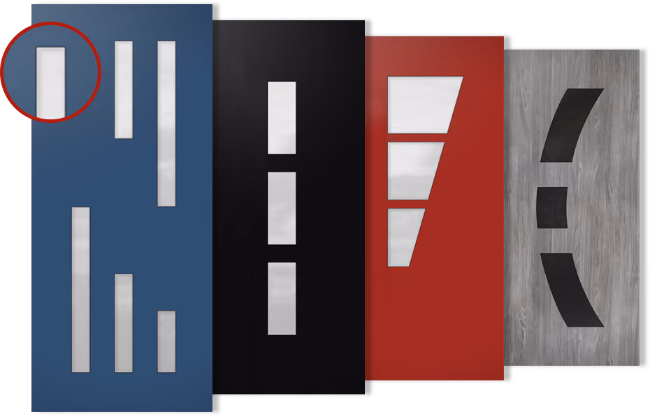 Exemples de panneaux de la série Flat Drupanel